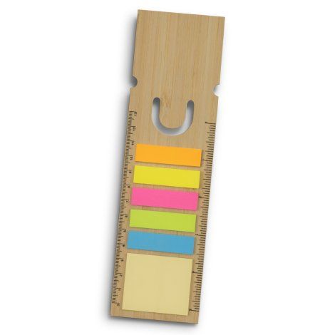[121691] Bamboo Ruler Bookmark - Square - 121726