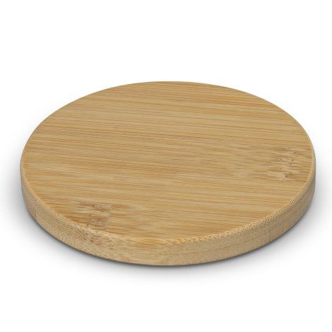 [125537] Bamboo Bottle Opener Coaster - Round - 125938