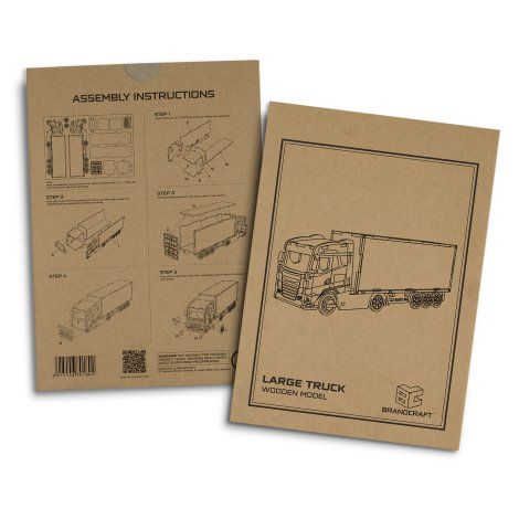 [124033] BRANDCRAFT Large Truck Wooden Model - 124033