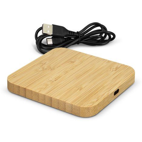[126408] NATURA Bamboo Wireless Fast Charging Hub - 126409