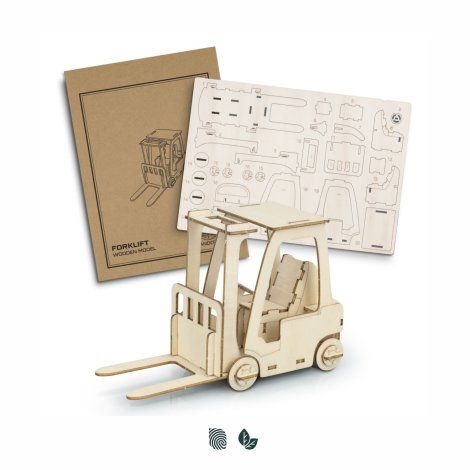[126707] BRANDCRAFT Forklift Wooden Model - 126727
