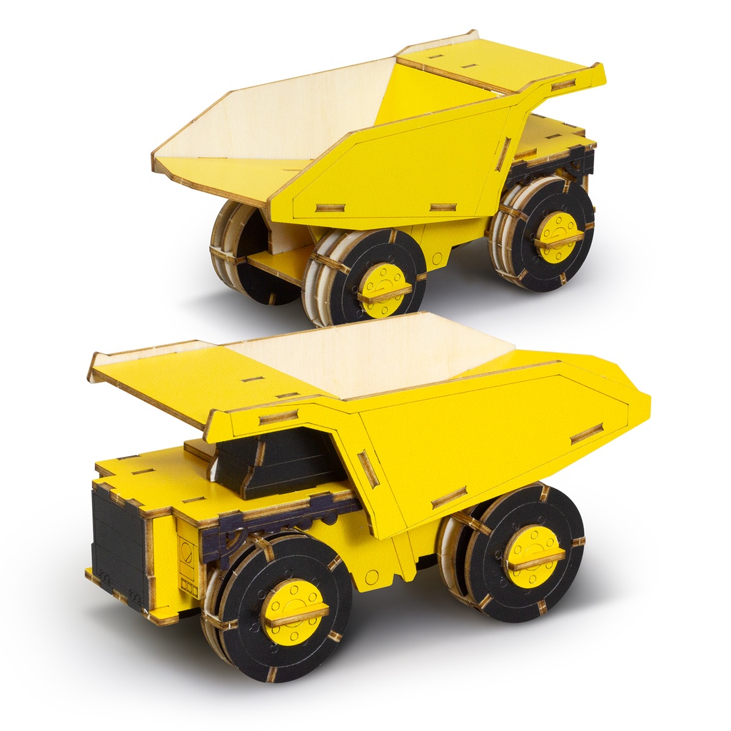 [126709] BRANDCRAFT Mining Truck Wooden Model - 126728