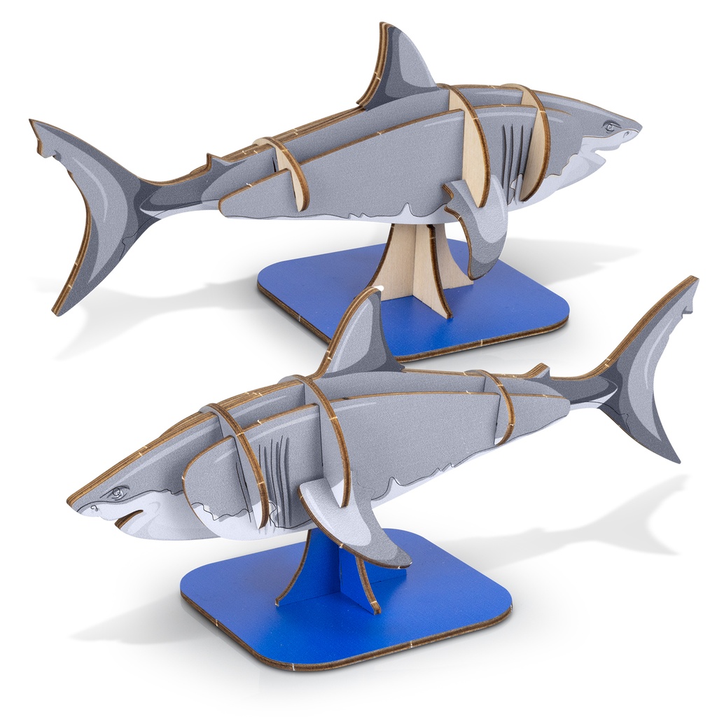 [126721] BRANDCRAFT Shark Wooden Model - 126734