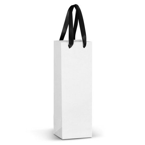 [127176] Champagne Ribbon Handle Paper Bag - Full Colour - 127176
