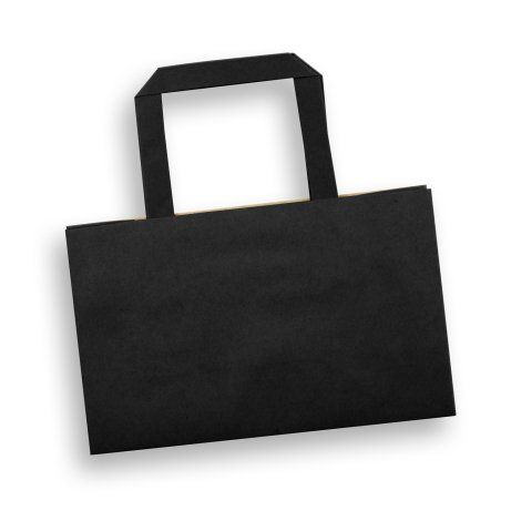 Small Flat Handle Paper Bag Landscape - 127365