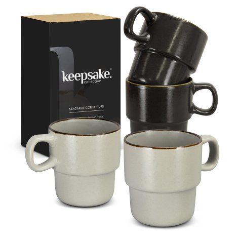 Keepsake Stackable Coffee Cup - Set of 2 - 128486