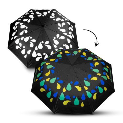 Colour Changing Compact Umbrella - 129439