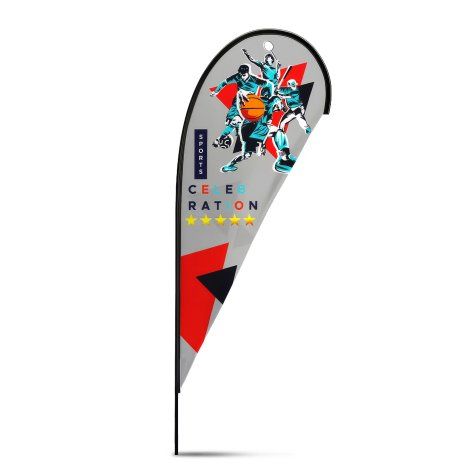 [131539] Large Tear Drop Flag Kit - 129532