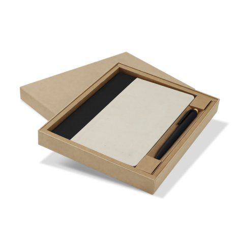 [128723] Paulo Notebook and Pen Gift Set - 129677 (Black)