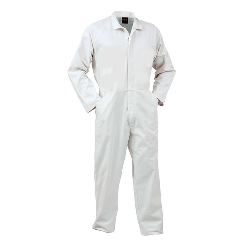 Overall Workzone Lightweight Polycotton Food Industry Zip White (FONPCLW) (76R)