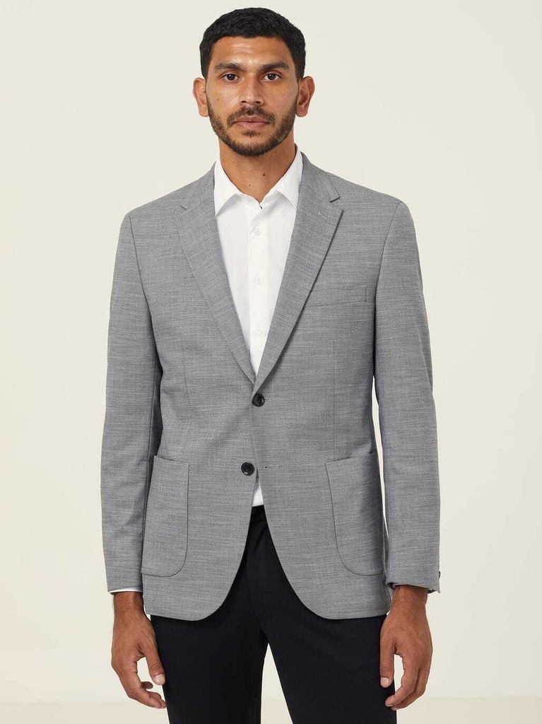 [9400083307101] CATB94 - Linen Look Half-Lined Jacket (87)