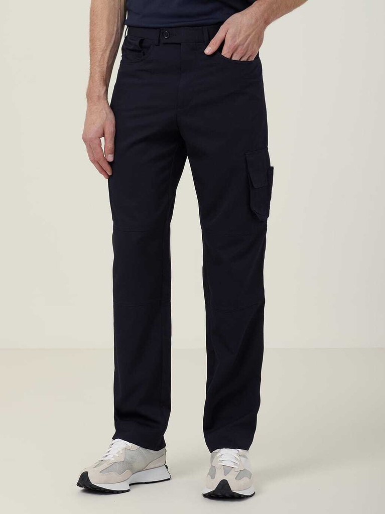 CATCLD - Poly Viscose Gaberdine Flex Waist Cargo Pant
