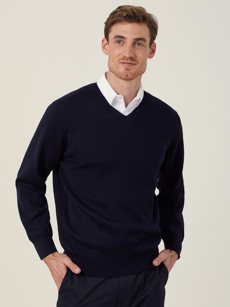 [9318673655467] CATE28 - Wool Rich V-Neck Sweater (XS)