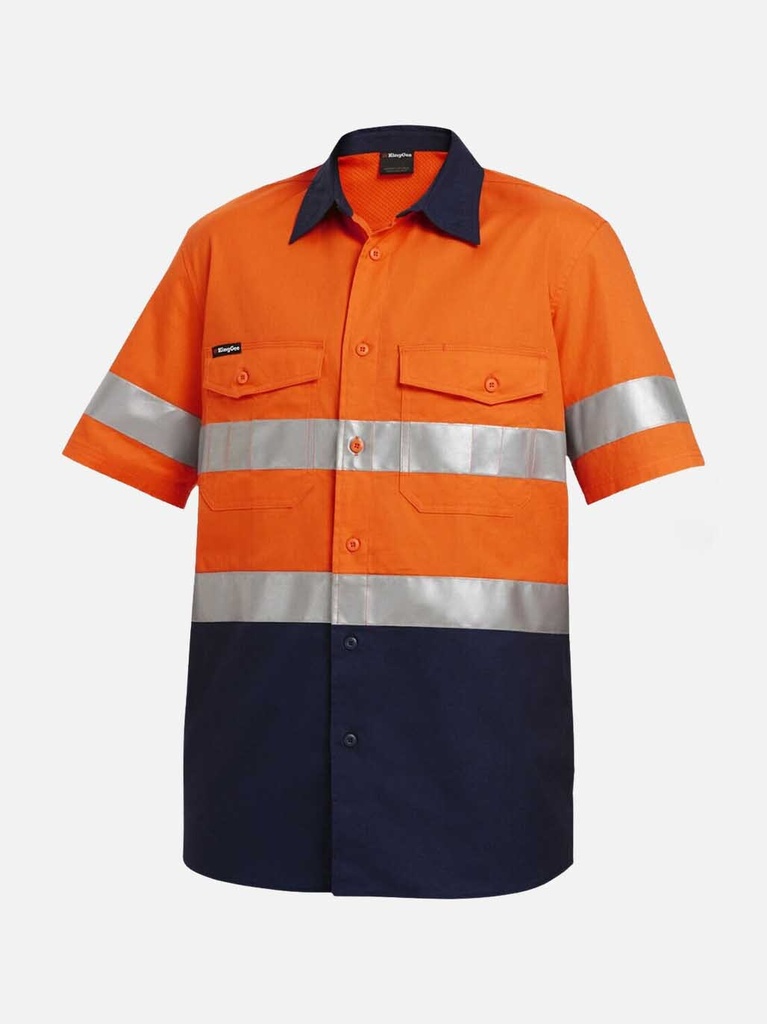K54885 - Workcool 2 145gsm Reflective Spliced Short Sleeve
