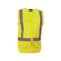 [AVEST301-YE-2XS] ESKO D/N SAFETY VEST - NO ID POCKET - SIZE 2XS
