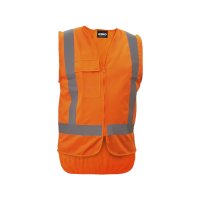 [AVEST301-OR-XS] ESKO TTMC-W23 SAFETY VEST - NO ID POCKET - SIZE (XS)