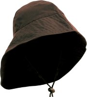[PCO1397-BR-M] CAUTION OILSKIN SOUWESTER HAT-SIZE (M)