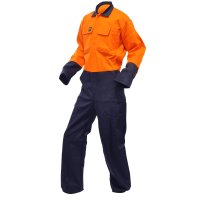 [840011-4] FR OVERALL, 320GSM, ORANGE/NAVY, DO.12 CAL-SIZE (4)