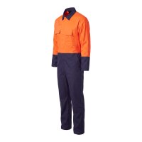 [AOVER240-OR/NA-4] ESKO POLYCOTTON STRETCH DO ZIP OVERALL-SIZE (4)