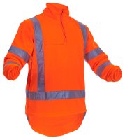 CAUTION TTMC-W POLAR FLEECE 1/2 ZIP -380GM-SIZE