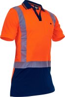 [PCP1211-FLOR/NA-S] CAUTION D/N MICRO FIBRE POLO-SIZE (S)