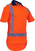 [PCP1221-FLOR-S] CAUTION S/S TTMC-W MICRO FIBRE POLO-SIZE (S)