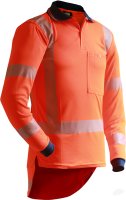 [PCP1240-FLOR-XS] CAUTION L/S TTMC-W SEGMENTED TAPE MICRO FIBRE POLO-SIZE (XS)