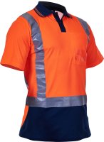 [PCP1251-FLOR/NA-XS] CAUTION D/N COTTON BACKED POLO-SIZE (XS)