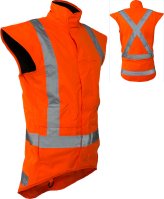 [PCR4011-FLOR-XS] ESKO STORM PRO TTMC-W17 X-BACK FLEECE LINED VES-SIZE (XS)