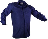 [PCS2010-NA/NA-XS] CAUTION POLY COTTON LONG SLEEVE SHIRT-SIZE (XS)