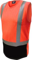 [PCS1461-FLOR/BK-XS] CAUTION D/N MICROVENT SINGLET-SIZE (XS)