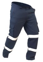 CAUTION POLYCOTTON RIPSTOP TAPED CARGO TROUSERS-SIZE