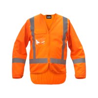 [AVEST303-OR-8XL] ESKO L/S TTMC-W23 SAFETY VEST - SIZE (8XL)
