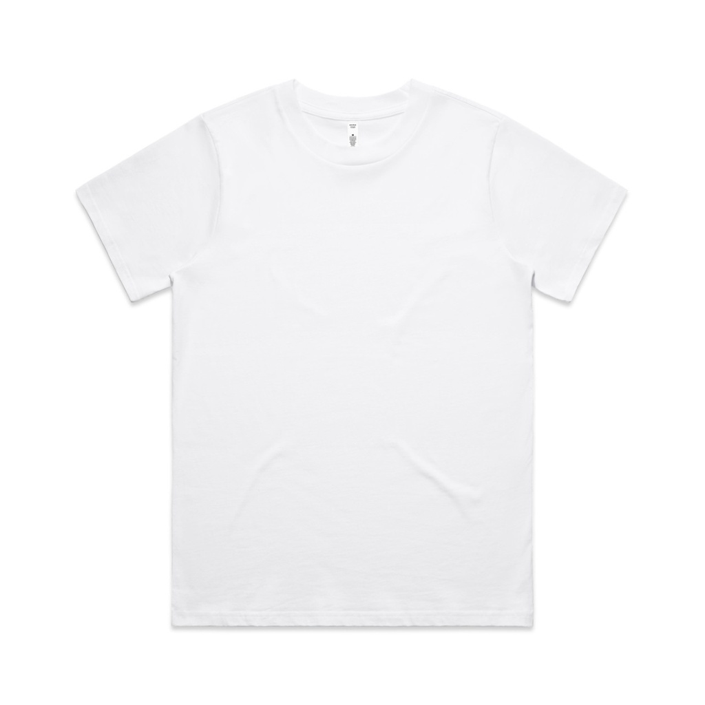 [4026-WHITE-F-XS] Wo's Classic Tee - 4026 (XS, WHITE)