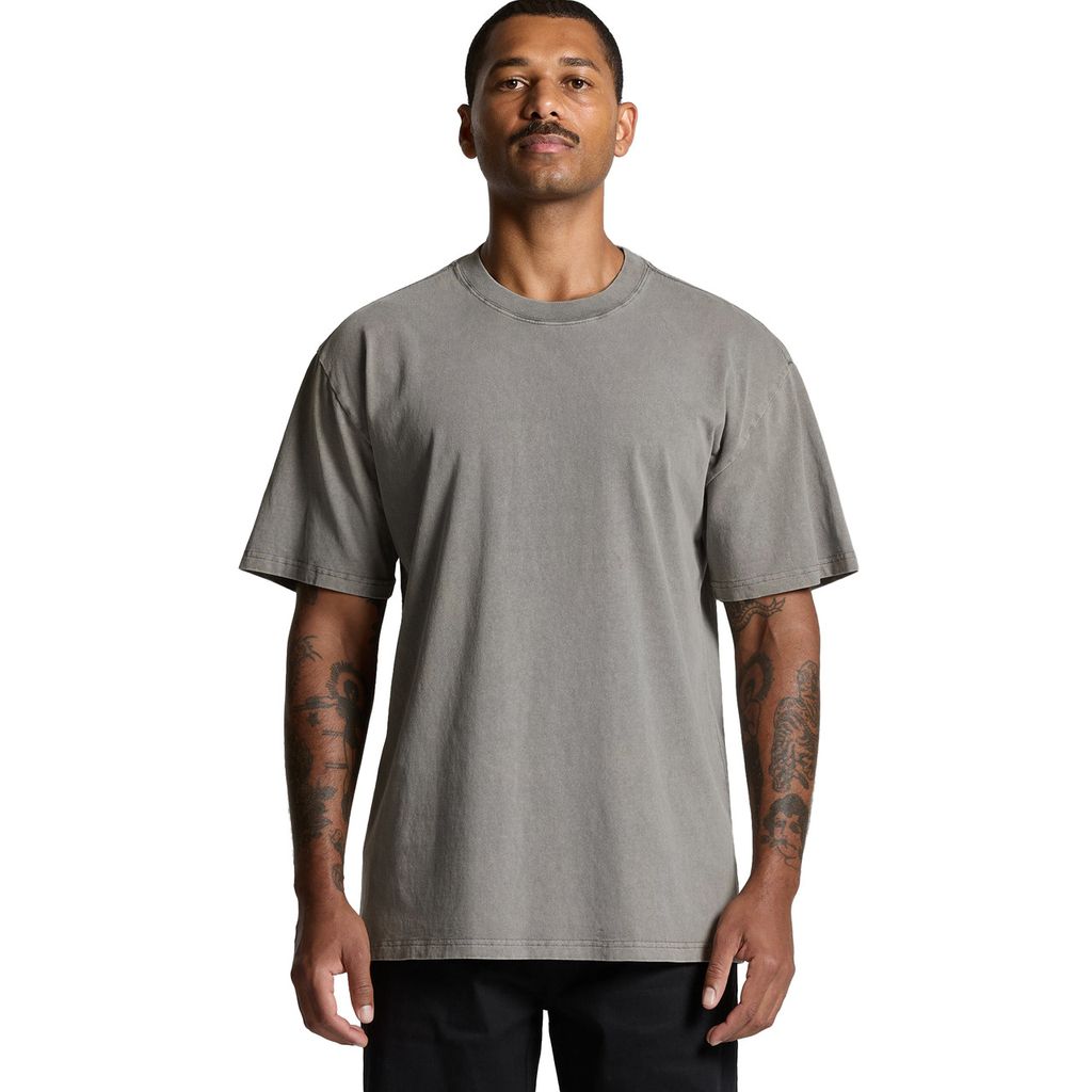 [5082-F_BLK-F-XS] Heavy Faded Tee - 5082 (XS, Faded Black)