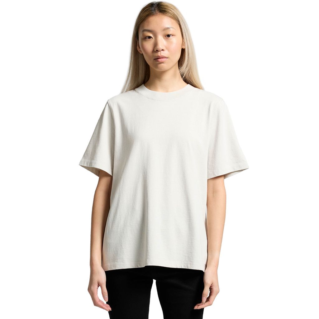 [4082-F_BLK-F-XS] Wo's Heavy Faded Tee - 4082 (XS, Faded Black)
