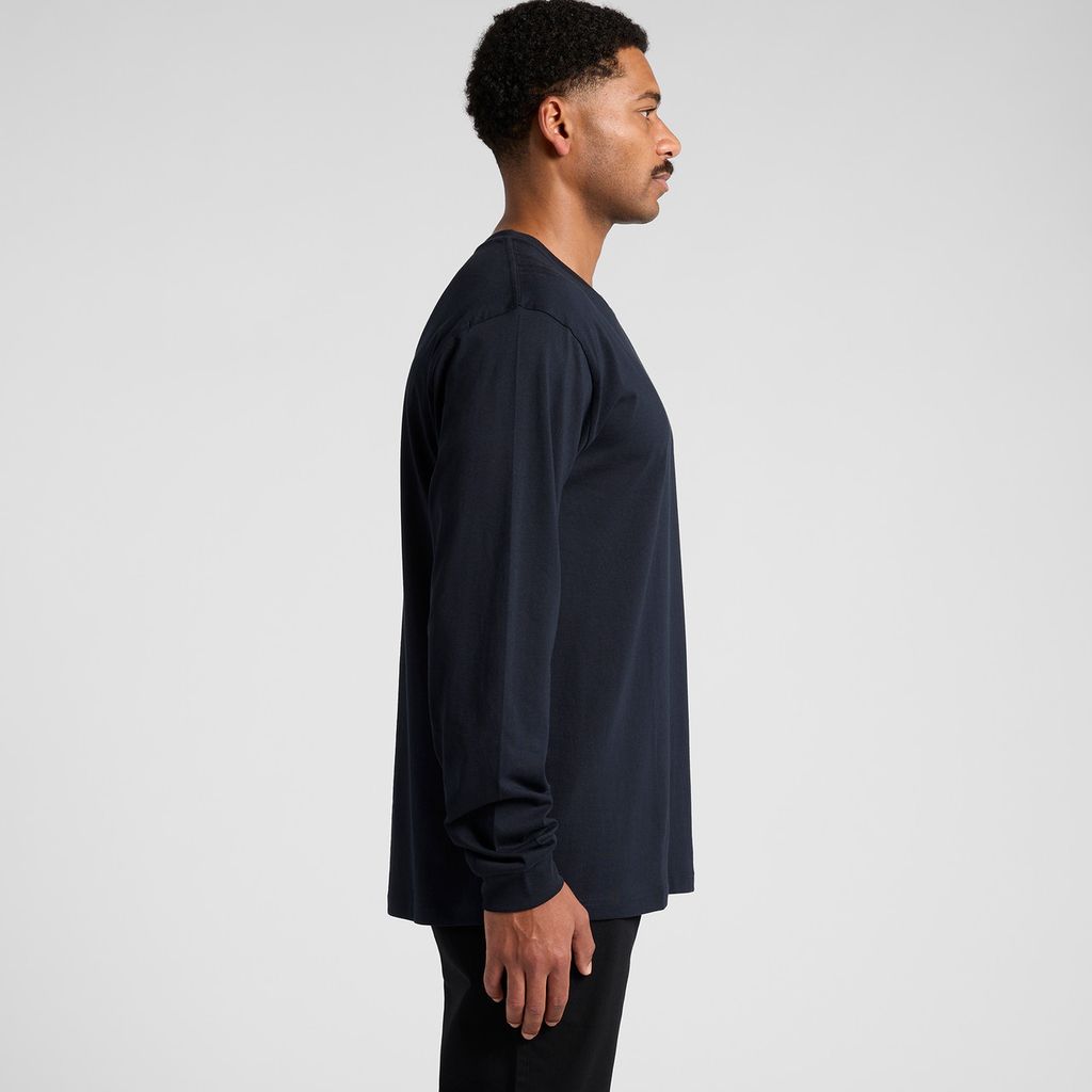 [5054F-SAF_O-G-S] Block Safety L/S Tee - 5054F (S, Safety Orange)