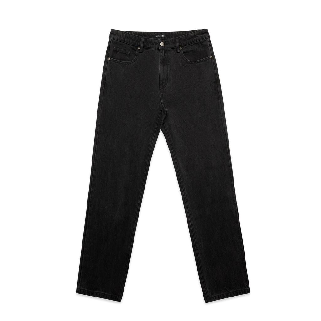 [5830-WSHBK-28] Straight Jeans - 5830 (28, Washed Black)
