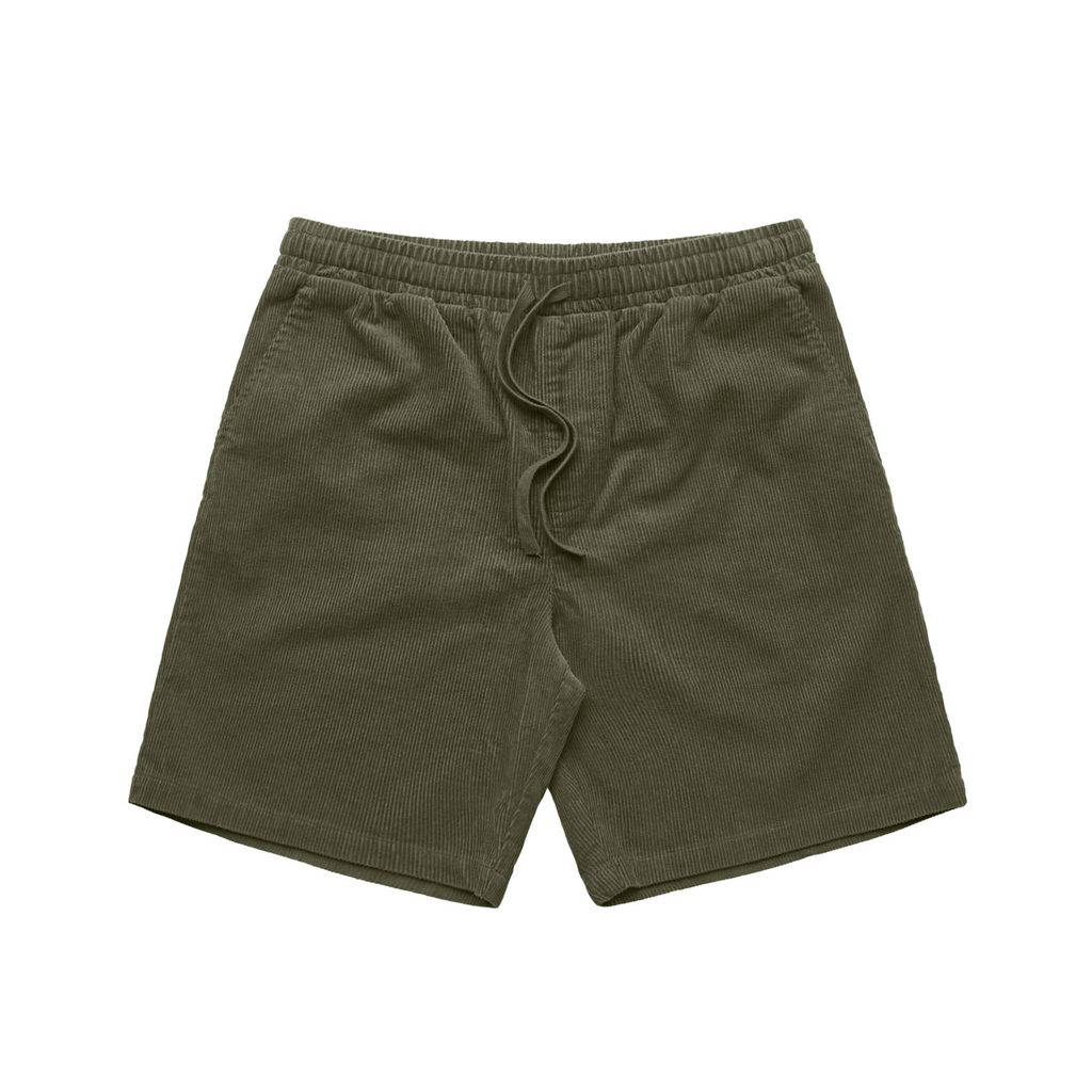 [5941-ARMY-30] Cord Shorts 18" - 5941 (30, Army)
