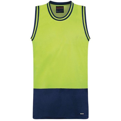 [AM006131] Singlet Day Only Yellow/Navy