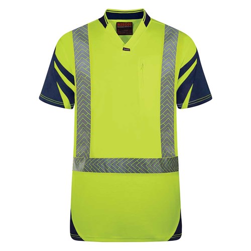 Polo Day/Night Quick-Dry Cotton Backed Yellow