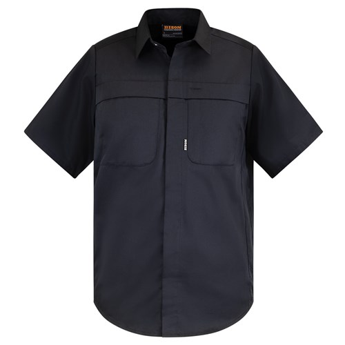 [AM006177] Shirt Polycotton Black