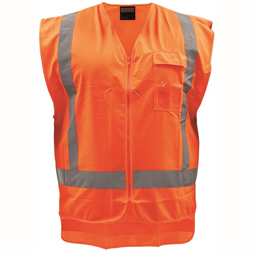 Vest TTMC-W23 X-Back Polyester Orange (VXPPO)