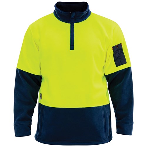 [AM006203] Polar Fleece Day Only Yellow/Navy