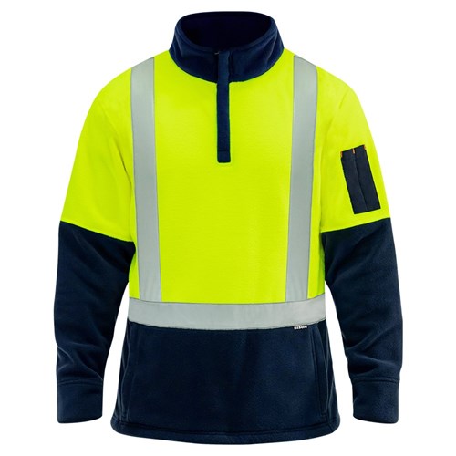 [AM006206] Polar Fleece Day/Night Yellow/Navy