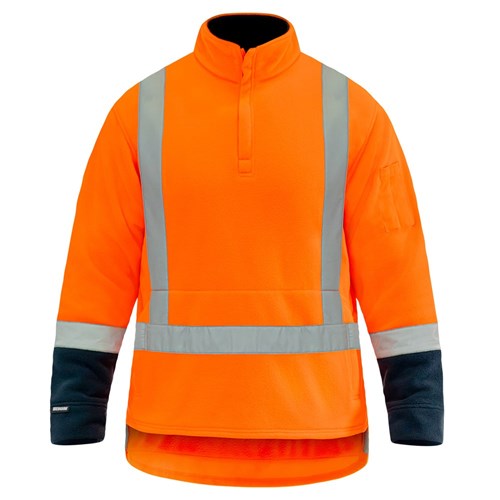 [AM006207] Polar Fleece TTMC-W17 Orange/Navy