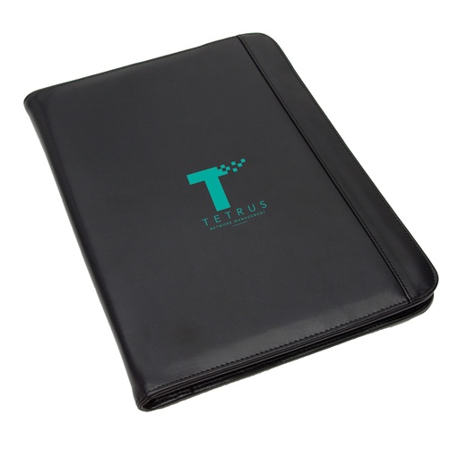[AM006210] Premium Zip Round Compendium A4