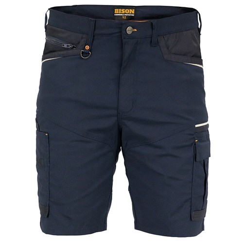 [AM006245] Short Lightweight Stretch Polycotton Navy