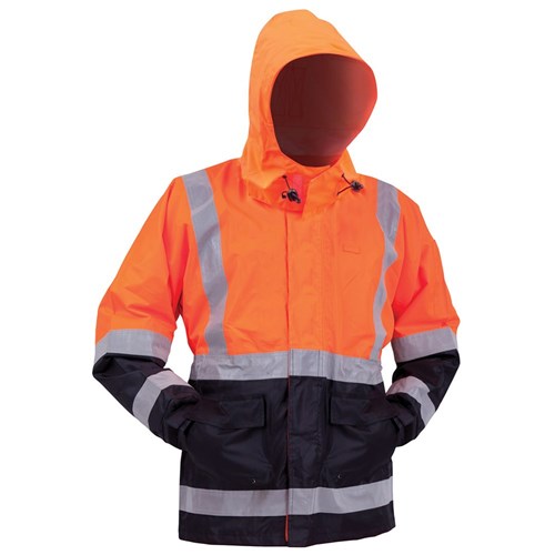[AM006272] Jacket Stamina Day/Night Orange/Navy (46NJKT)