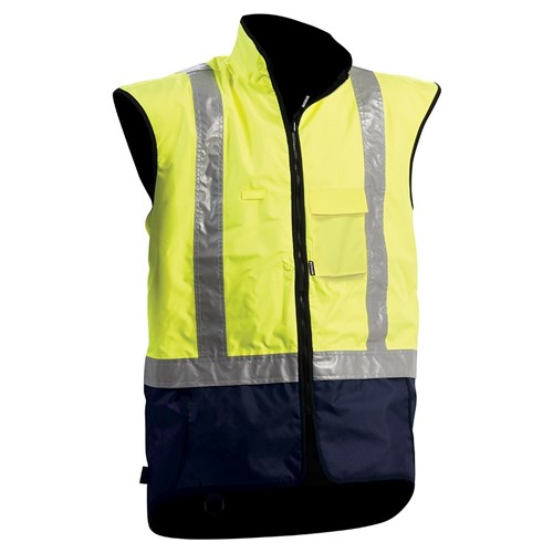 [AM006294] Vest Stamina Day/Night Yellow/Navy (V17)